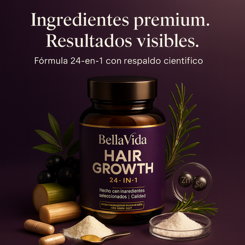 Hair Growth Vitamins™ - Reactiva Tus Folículos Capilares