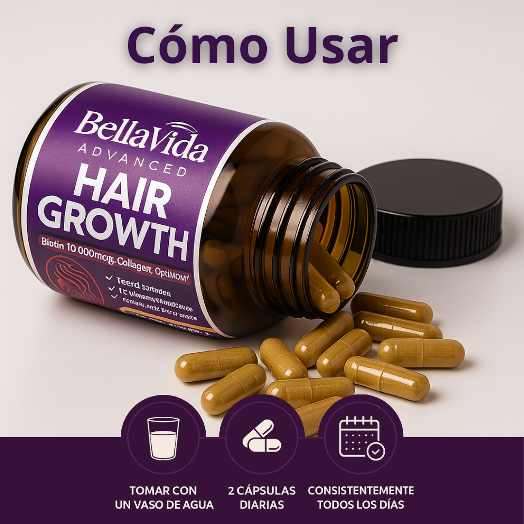 Hair Growth Vitamins™ - Reactiva Tus Folículos
