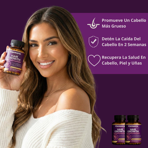Hair Growth Vitamins™ - Frena la Caída En 2 Semanas