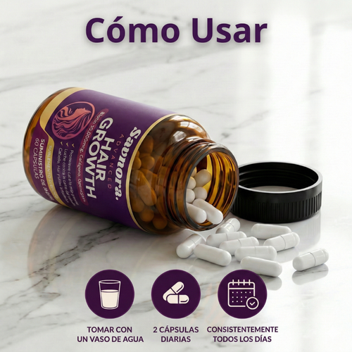 Hair Growth Vitamins™ - Frena la Caída En 2 Semanas